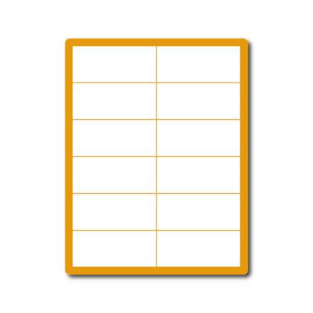 35 00012 - Print Etiketa A4, 105 mm x 48 mm, 12 etiket na archu - Balení 100 ks.