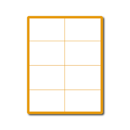 35 00033 - Print Etiketa A4, 105 mm x 74 mm, 8 etiket na archu, Odlepitelné lepidlo - Balení 100 ks