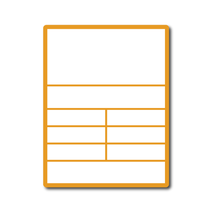 35 00221 - Print Etiketa A4, 210 mm x 298,45 mm, 10 etiket na archu - Balení 100 ks