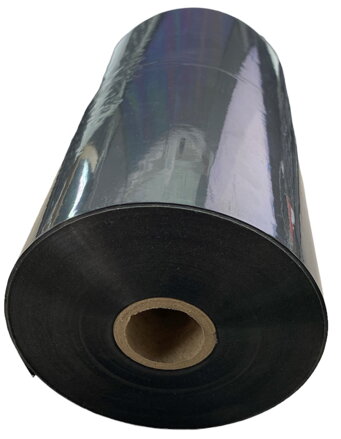 31 00107 - Termotransférová Fólie, PPCP10, Vosk, In, Černá, Pigmentová, 175 mm x 305 m, Dutinka 25 mm 1"