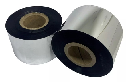 31 00149 - Termotransférová Fólie, PPA301, Vosk/Pryskyřice, Out, Černá, 40  mm x 450 m, Dutinka 25 mm 1"