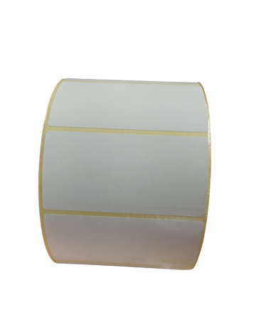 32 00137 - Etiketa 80 x 40 mm, Thermo eco, Bílá, Dutinka 40 mm, 2000 ks/kotouč, Odlepitelné lepidlo