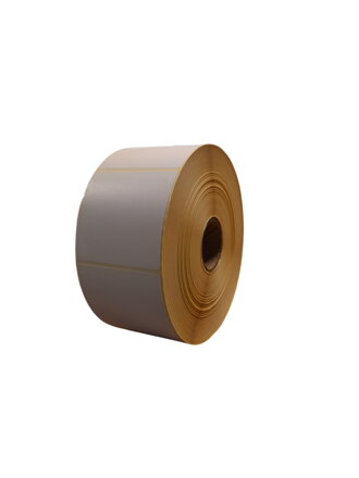 32 00954 - Etiketa 70 mm x 70 mm, Thermo eco, Bílá, Dutinka 40 mm, 1000 ks/kotouč, Permanentní lepidlo, Průměr kotouče