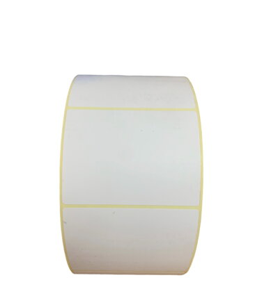 32 00152 - Etiketa 80 mm x 60 mm, Matný papír, Bílá, Dutinka 40 mm, 2000 ks/kotouč, Odlepitelné lepidlo