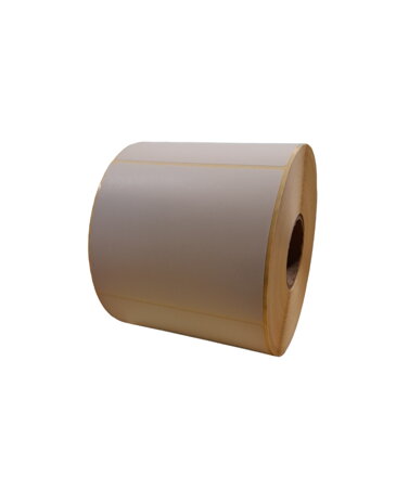 32 00317 - Etiketa 100 mm x 80 mm, Pololesklý papír, Bílá, Dutinka 25 mm, 1000 ks/kotouč, Permanentní lepidlo