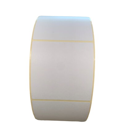 32 00472 - Etiketa 80 mm x 80 mm, Matný papír, Bílá, Dutinka 76 mm, 2500 ks/kotouč, Permanentní lepidlo, Průměr kotouče 199 mm