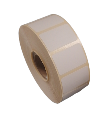 32 00496 - Etiketa 31 mm x 20 mm, Thermo eco, Bílá, Dutinka 25 mm, 2000 ks/kotouč, Permanentní lepidlo,  Průměr kotouče 90 mm