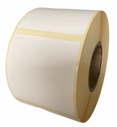 32 00498 - Etiketa 100 mm x 92 mm, Thermo eco, Bílá, Dutinka 76 mm, 2000 ks/kotouč, Permanentní lepidlo,  Průměr kotouče 188 mm