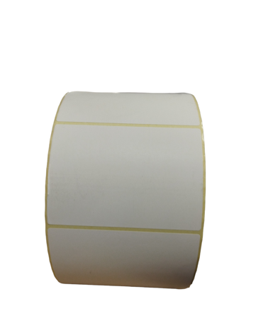 32 00502 - Etiketa 100 mm x 70 mm, Thermo eco, Bílá, Dutinka 40 mm, 2600 ks/kotouč, Permanentní lepidlo,  Průměr kotouče 174 mm