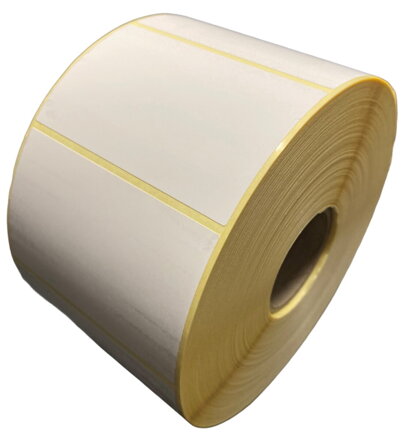 32 00508 - Etiketa 70 x 40 mm, Thermo eco, Bílá, Dutinka 40 mm, 10000 ks/kotouč, Permanentní lepidlo