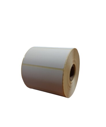 32 00527 - Etiketa 80 x 40 mm, Thermo eco, Bílá, Dutinka 25 mm, 1000 ks/kotouč, Permanentní lepidlo,  Průměr kotouče 90 mm