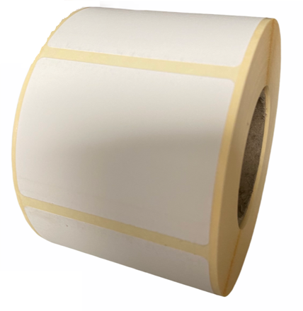 32 00572 - Etiketa 68 x 45 mm, Thermo eco, Bílá, Dutinka 40 mm, 1300 ks/kotouč, Permanentní lepidlo