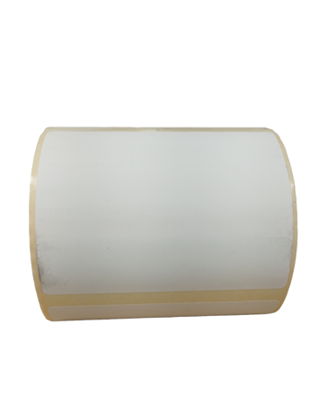 32 00629 - Etiketa 100 mm x 80 mm, Thermo eco, Bílá, Dutinka 40 mm, 500 ks/kotouč, Permanentní lepidlo, Mezera 5 mm,  Průměr kotouče 92 mm