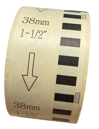 32 00630 - Etiketa nekonečná 30 mm x 30 m, Thermo eco, Bílá, Dutinka 25 mm, Odlepitelné lepidlo