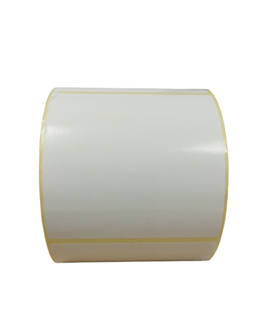 32 00631 - Etiketa 90 mm x 90 mm, Thermo eco, Bílá, Dutinka 40 mm, 500 ks/kotouč, Odlepitelné lepidlo, Průměr kotouče 98 mm