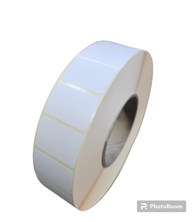 32 00786 - Etiketa 38 mm x 25 mm, Matný papír, Bílá, Dutinka 76 mm, 5000 ks/kotouč, Permanentní lepidlo, Průměr kotouče 170 mm