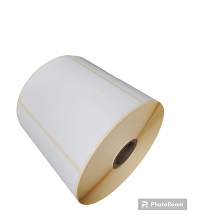 32 00792 - Etiketa 100 mm x 70 mm, Thermo eco, Bílá, Dutinka 25 mm, 1000 ks/kotouč, Permanentní lepidlo, Průměr kotouče 111 mm