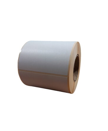 32 00834  - Etiketa 80 mm x 60 mm, Matný papír, Bílá, Dutinka 40  mm, 500 ks/kotouč, Permanentní  lepidlo, Průměr kotouče 84 mm