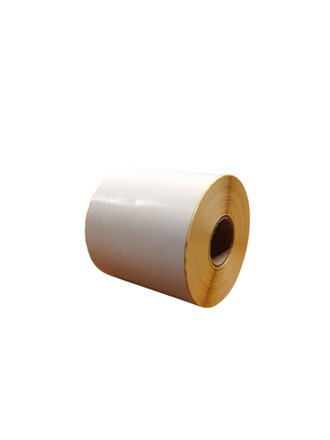 32 00839 - Etiketa 105  mm x 150 mm, Perforace, Thermo eco, Bílá, Dutinka 40 mm, 450 ks/kotouč, Permanentní lepidlo, Průměr kotouče 114 mm