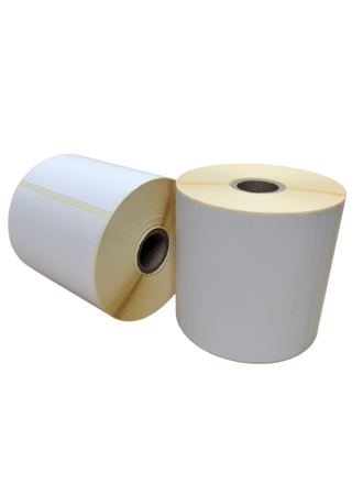 32 00897 - Etiketa 95 mm x 110 mm, Thermo eco, Bílá, Dutinka 25 mm, 500 ks/kotouč, Permanentní lepidlo, Průměr kotouče 100 mm