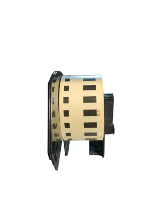 32 01023 - Etiketa nekonečná s okrajem 29 mm x 15,24 m, s držákem, Thermo eco , Bílá, Dutinka 25 mm, Vnitřní návin, Permanentní lepidlo, DK-22211, Brother, Průměr kotouče 75 mm