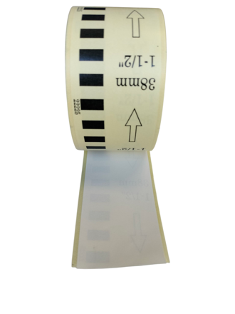 32 01028 - Etiketa nekonečná 38 mm x 30,48 m, Thermo eco, Biela, Dutinka 25 mm, Vnútorný návin, Permanentné lepidlo, DK-22225, Brother Kompatibilná, Priemer kotúča 77 mm