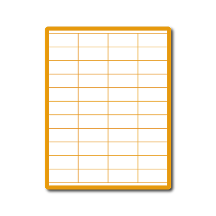 35 00248 - Print Etiketa A4, 52,5 mm x 21,2 mm, 52 etiket na archu - Balení 1000 ks