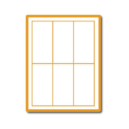 35 00224 - Print Etiketa A4, 65 mm x 135 mm, 6 etiket na archu - Balení 100 ks