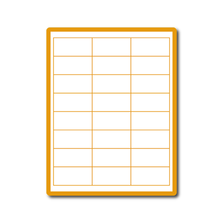 35 00047 - Print Etiketa A4, 66 mm x 33,8 mm, 24 etiket na archu - Balení 100 ks.