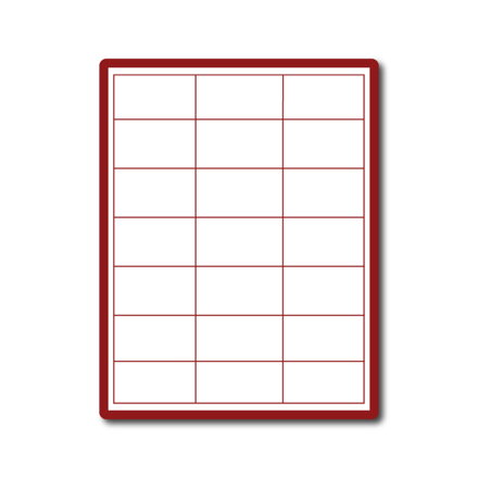 35 00102 - Print Etiketa A4, 66 mm x 40 mm, 21 etiket na archu - Balení 100 ks.