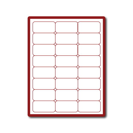 35 00057 - Print Etiketa A4, 68 mm x 36 mm, 24 etiket na archu - Balení 100 ks.