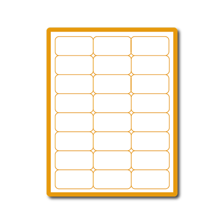35 00262 - Print Etiketa A4, 68 mm x 36 mm, 24 etiket na archu - Balení 1000 ks