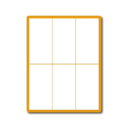 35 00109 - Print Etiketa A4, 70 mm x 148,5 mm, 6 etiket na archu - Balení 100 ks