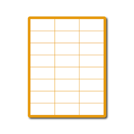 35 00018 - Print Etiketa A4, 70 mm x 37 mm, 24 etiket na archu - Balení 100 ks.