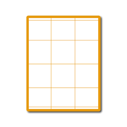 35 00027 - Print Etiketa A4, 70 mm x 67,7 mm, 12 etiket na archu - Balení 100 ks.