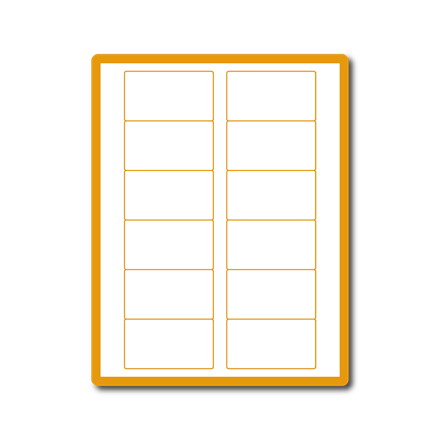 35 00096 - Print Etiketa A4, 78 mm x 47 mm, 12 etiket na archu - Balení 100 ks.