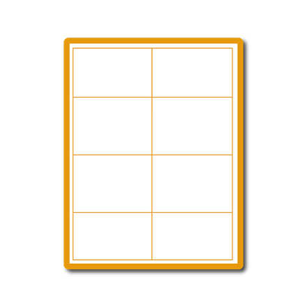 35 00134 - Print Etiketa A4, 96,5 mm x 67,7 mm, 8 etiket na archu - Balení 100 ks