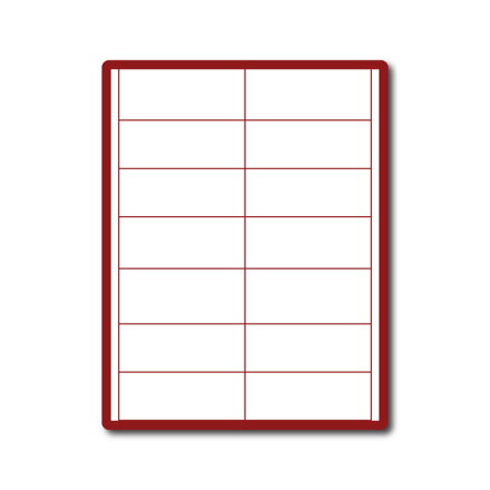 35 00095 - Print Etiketa A4, 97 mm x 42,4 mm, 14 etiket na archu - Balení 100 ks
