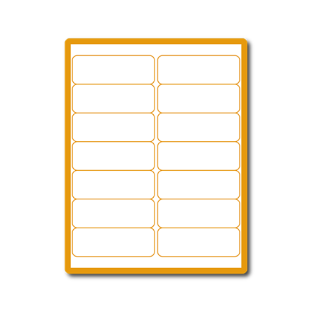 35 00111 - Print Etiketa A4, 99,1 mm x 38,1 mm, 14 etiket na archu - Balení 100 ks