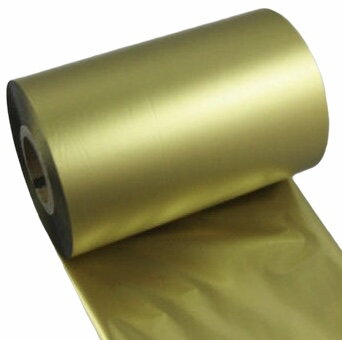 31 00061 - Termotransférová Fólie, PPAT904, Pryskyřice, Out, Zlatá 70 mm x 80 m, Dutinka 25 mm 1"