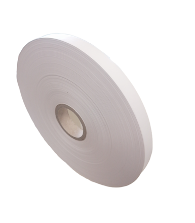 32 00706 - Etiketa Stuha 15 mm x 200 m, Nylon, Bílá, Dutinka 40 mm