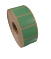 32 00497 - Etiketa 31 mm x 20 mm, Thermo eco, Zelená, Dutinka 25 mm, 2000 ks/kotouč, Permanentní lepidlo, Průměr kotouče 90 mm