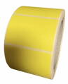 32 00587 - Etiketa 100 mm x 70 mm, Matný papír, Žlutá, Dutinka 76 mm, 2000 ks/kotouč, Permanentní lepidlo