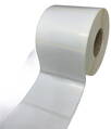 32 00597 - Etiketa 100 mm x 40 mm, Polypropylen, Bílá, Dutinka 76 mm, 3000 ks/kotouč, Permanentní lepidlo