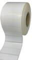 32 00619 - Etiketa 20 mm x 8 mm, Polypropylen, Bílá, Dutinka 40 mm, 2000 ks/kotouč, Permanentní lepidlo,  Průměr kotouče 78 mm