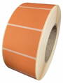 32 00085 - Etiketa 60 mm x 39 mm, Matný papír, Oranžová, Dutinka 76 mm, 2500 ks/kotouč, Permanentní lepidlo, Průměr kotouče 154 mm