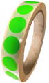 32 00326 - Etiketa kruh 15 mm, Papír, Zelená, Dutinka 76 mm, 2000 ks/kotouč, Permanentní lepidlo
